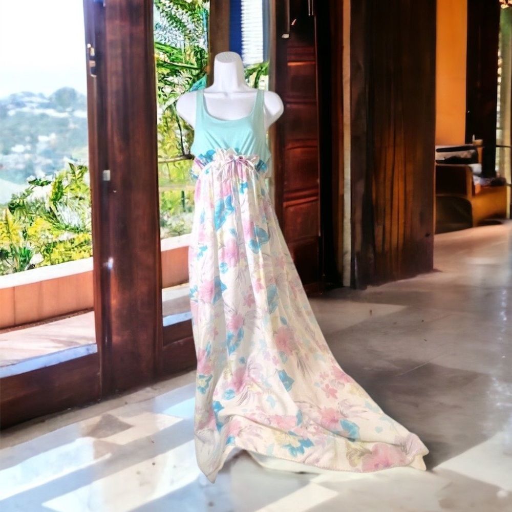 Anthropologie Manoush Tropical Long Maxi Dress